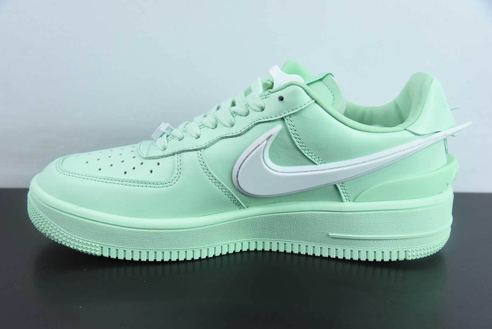 耐克Nike AMBUSH x NK Air Force 1 Low联名薄荷绿大钩空军一号低帮休闲板鞋纯原版本 货号:DV3464-700