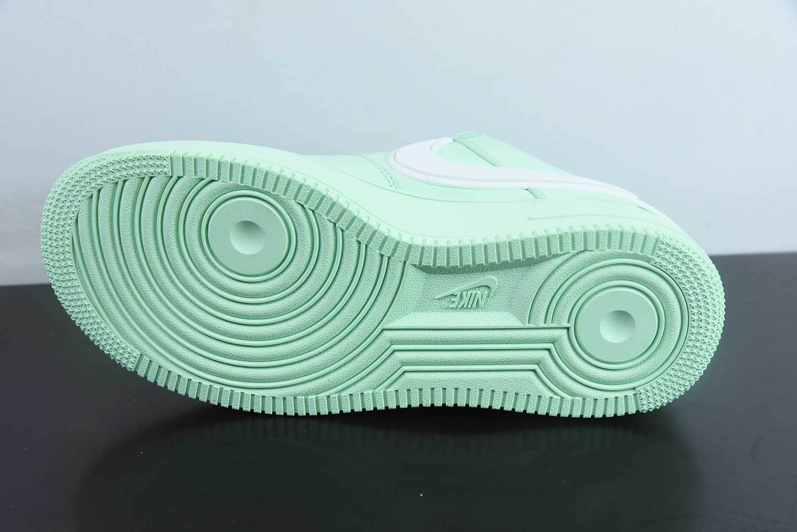耐克Nike AMBUSH x NK Air Force 1 Low联名薄荷绿大钩空军一号低帮休闲板鞋纯原版本 货号:DV3464-700
