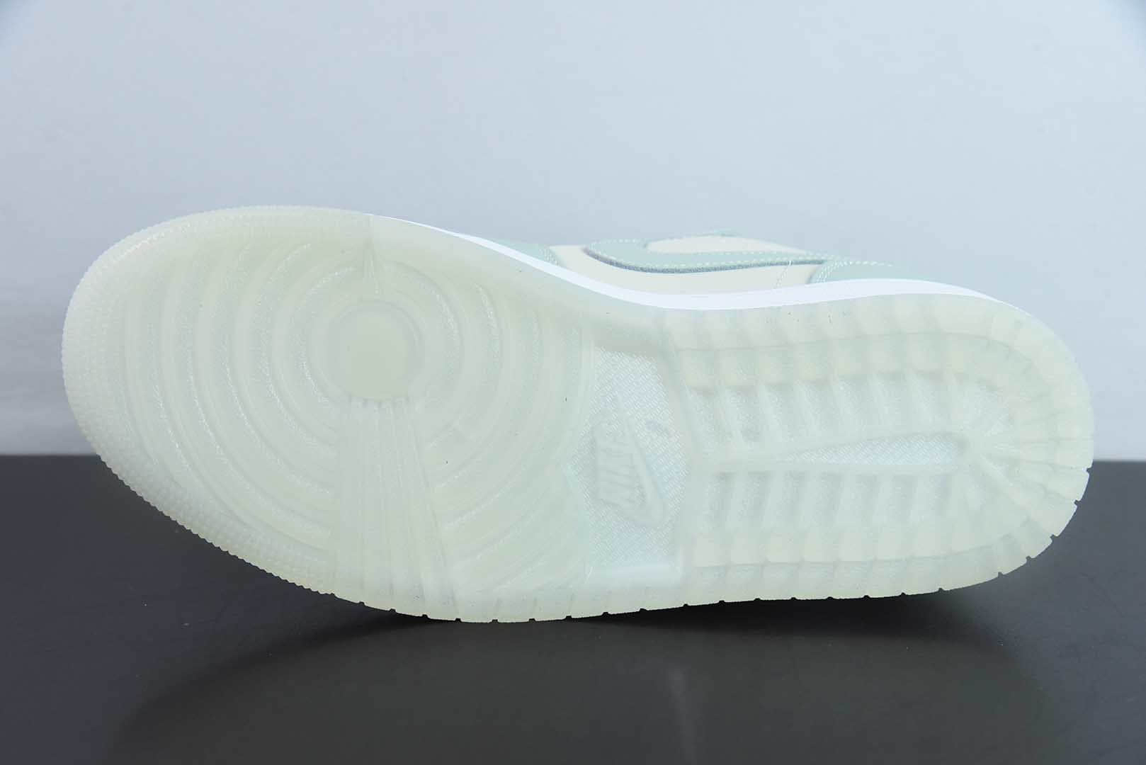 乔丹Air Jordan 1 Low AJ1乔1琥珀绿低帮文化休闲板鞋纯原版本 货号:HF4078-100