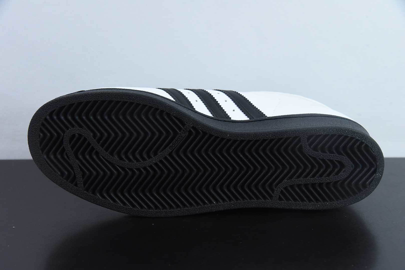 阿迪达斯 Adidas Originals SuperstarⅡ贝壳头二代黑白低帮复古板鞋纯原版本 货号：JI0124