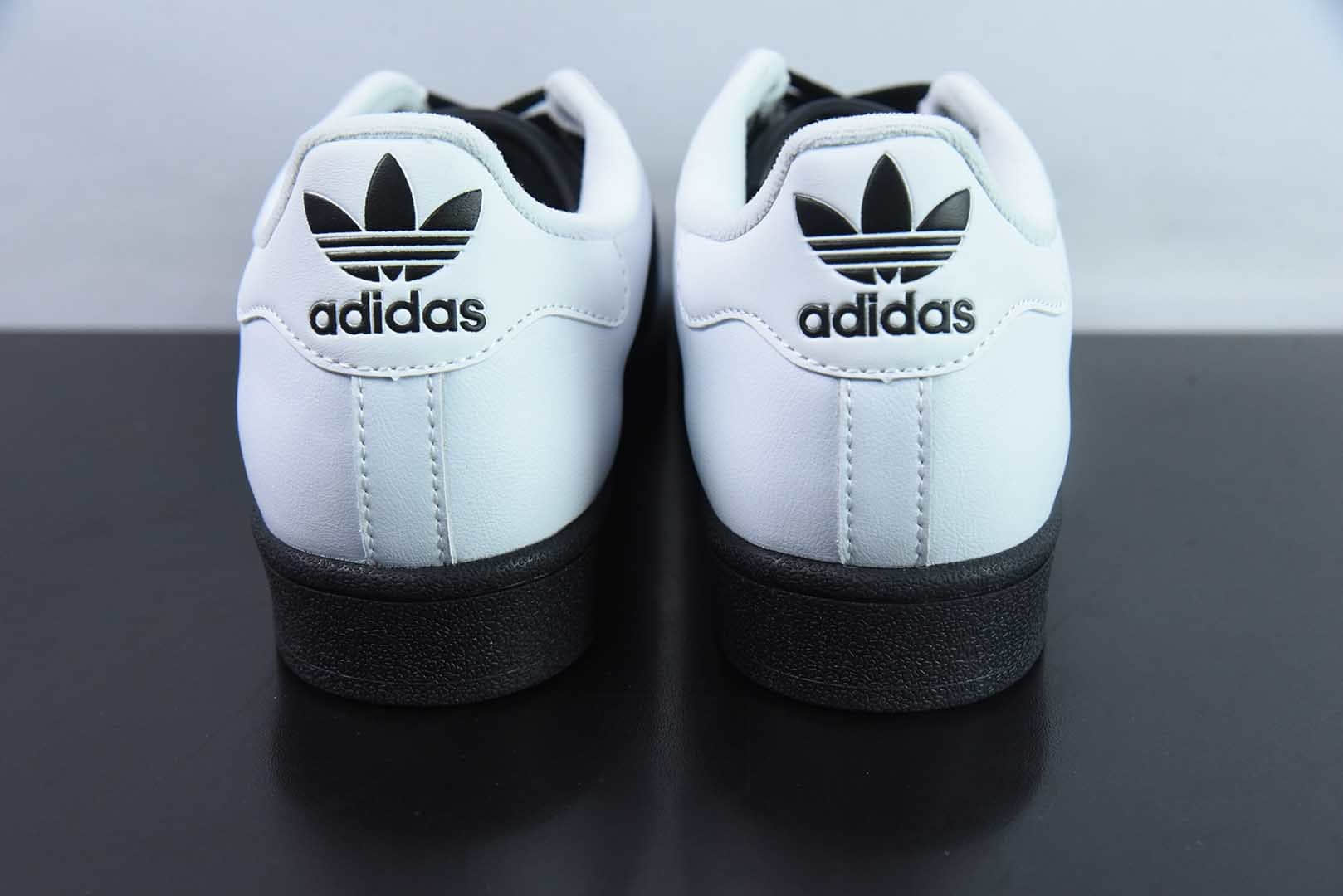 阿迪达斯 Adidas Originals SuperstarⅡ贝壳头二代黑白低帮复古板鞋纯原版本 货号：JI0124