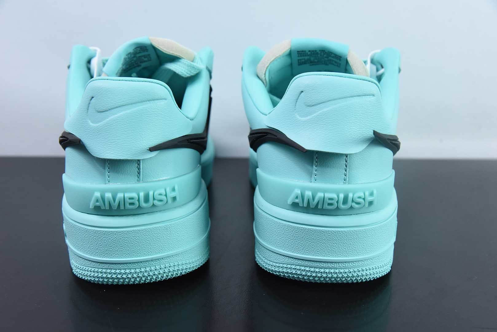 耐克Nike Ambush x Nk Air Force 1'07 Low 联名款湖水蓝空军一号低帮休闲板鞋纯原版本 货号:DV3464-500