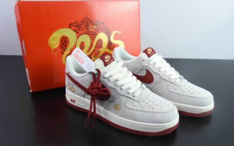 耐克NIke Air Force 1 '07 Low “古驰联名蛇年限定猪八红蛇”空军一号低帮休闲板鞋纯原版本 货号:XZ6188-020