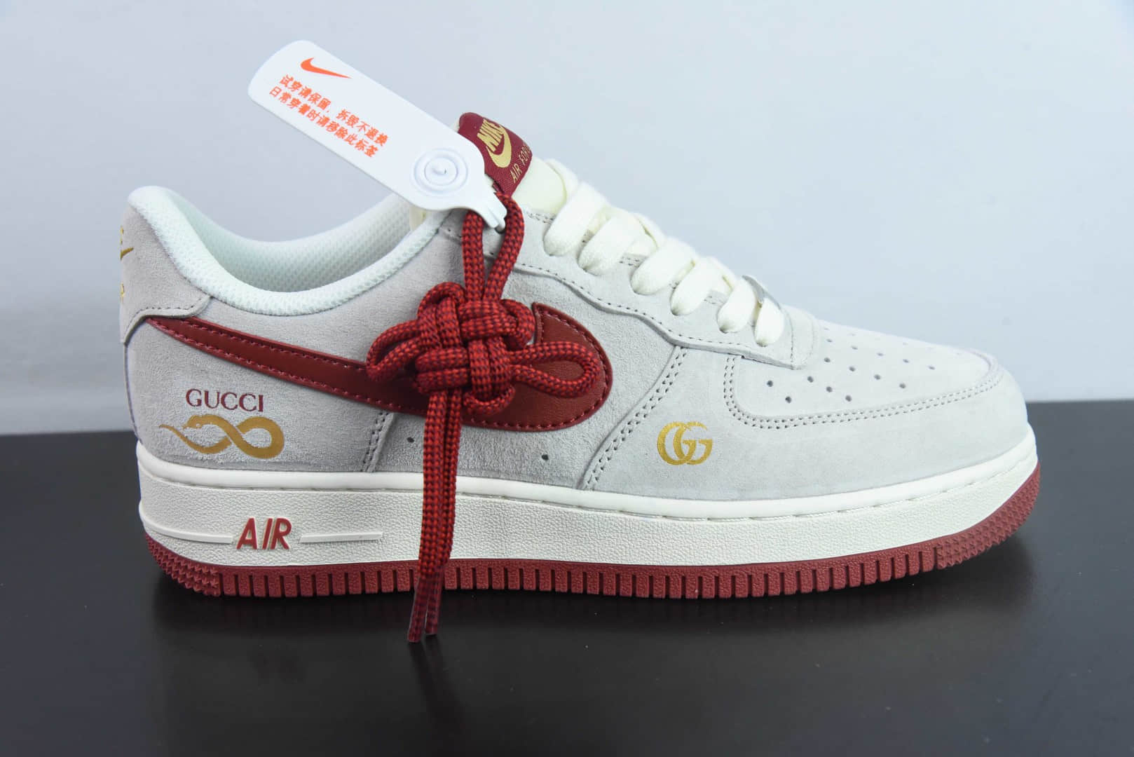 耐克NIke Air Force 1 '07 Low “古驰联名蛇年限定猪八红蛇”空军一号低帮休闲板鞋纯原版本 货号:XZ6188-020