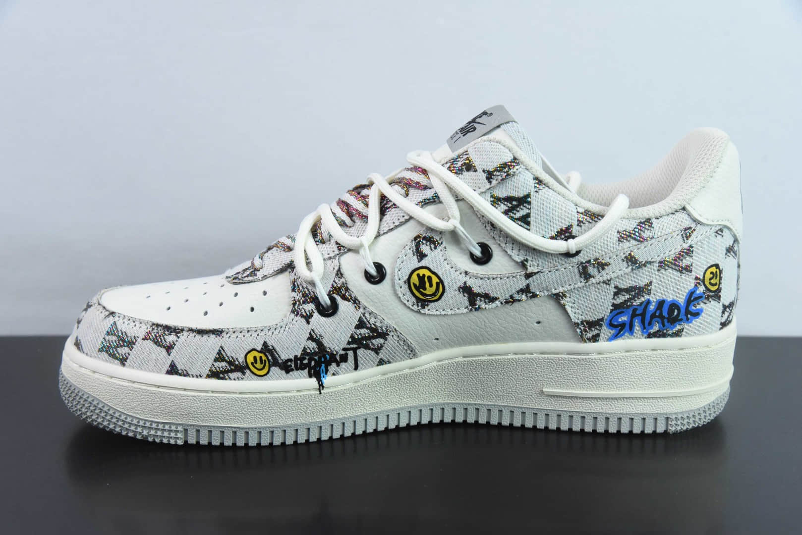 耐克Nike Air Force 1'07 Low Hip Hop 嘻哈MLB空军一号低帮休闲运动绑带板鞋纯原版本 货号:BD0077-333