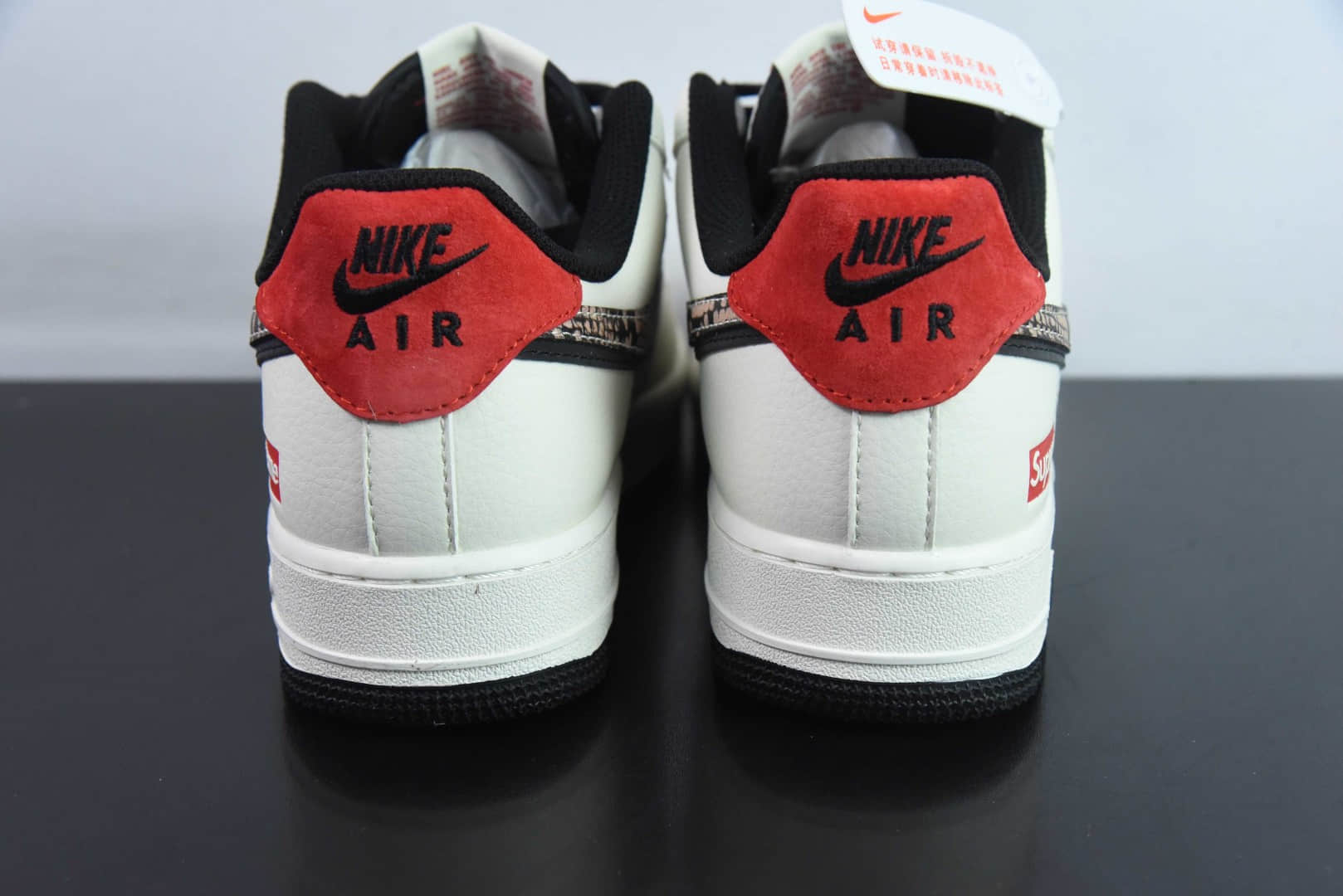耐克NIke Air Force 1 '07 Low “Supreme联名蛇年限定蟒蛇纹双勾”空军一号低帮休闲板鞋纯原版本 货号:DM6688-026