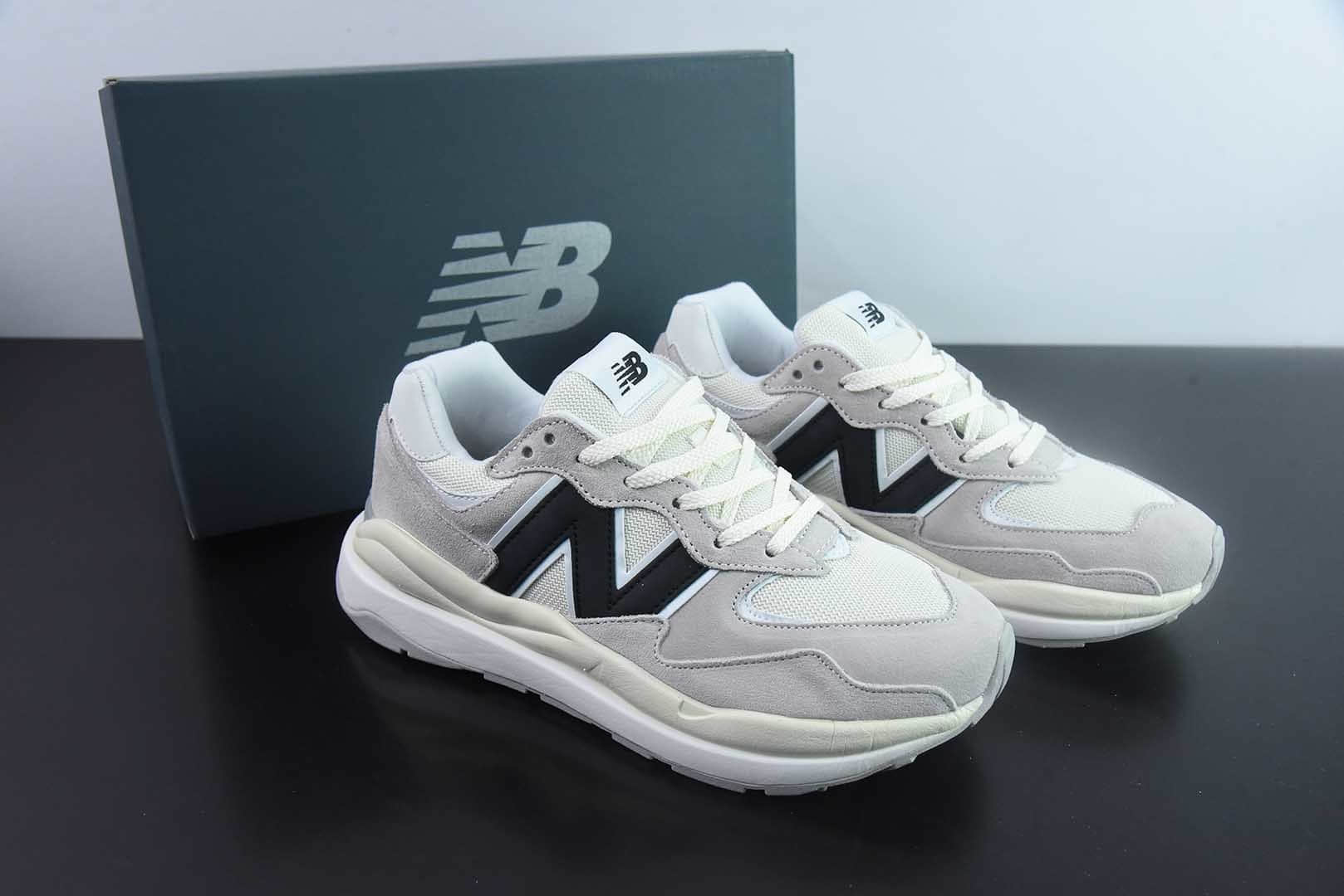新百伦New Balance M5740系列米黄黑复古老爹风休闲运动慢跑鞋纯原版本 货号：M5740CBC