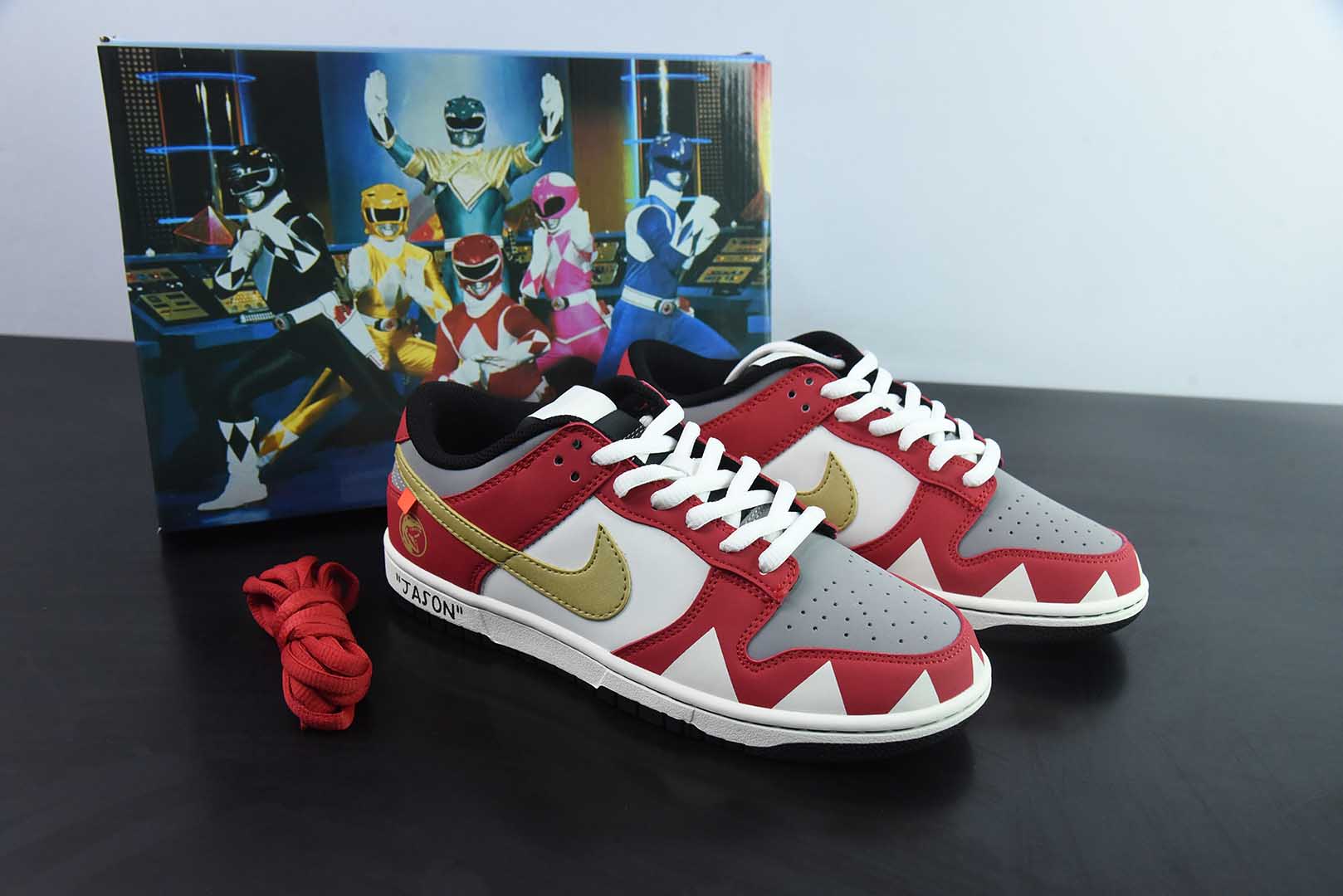 耐克Nike SB Dunk Low 恐龙战队系列霸王龙配色低帮休闲运动滑板板鞋纯原版本 货号：ZZ1998-001 