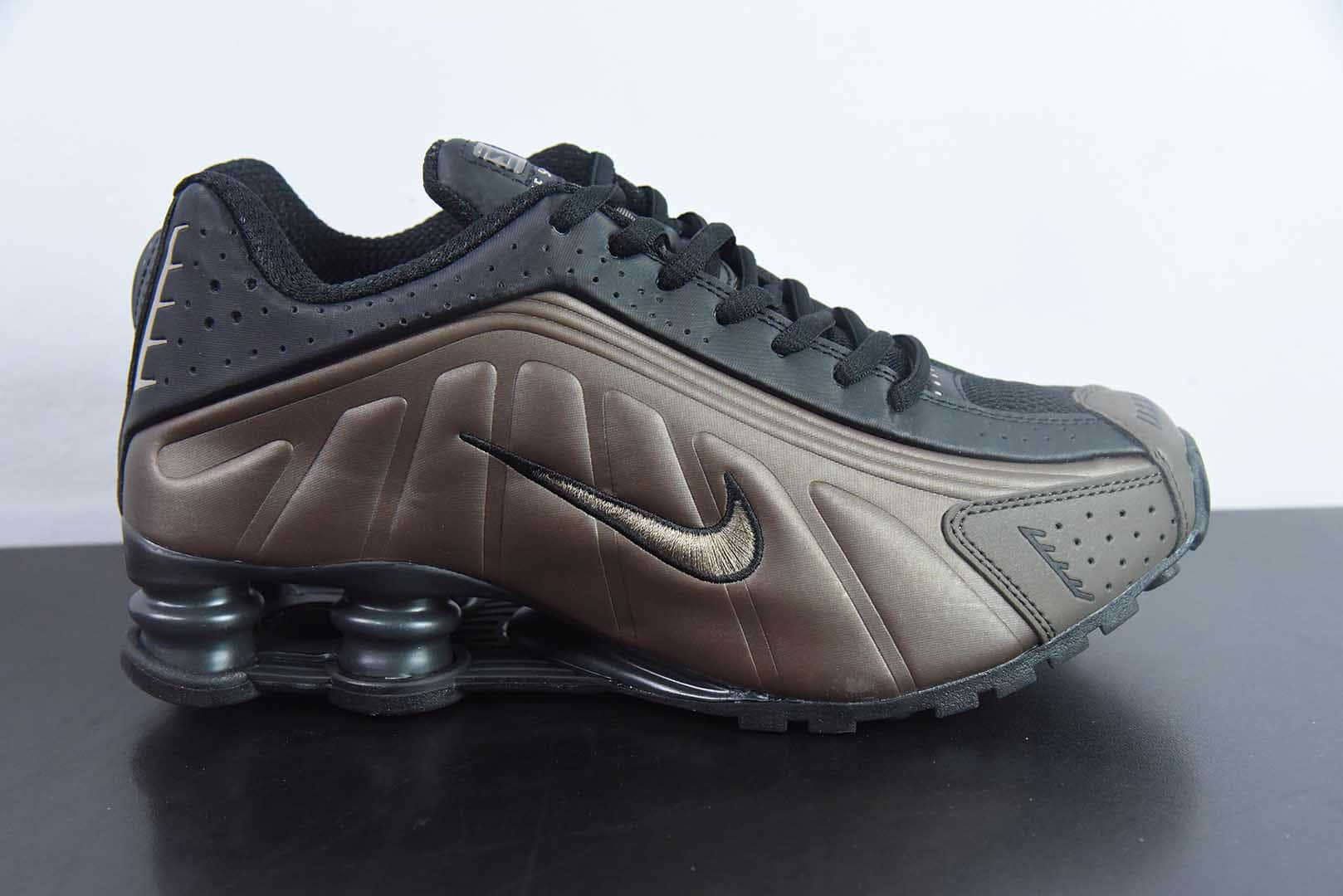 耐克Nike Shox R4子弹文斯卡特高科技专利气柱弹簧跑步鞋纯原版本 货号：AR3565 - 007