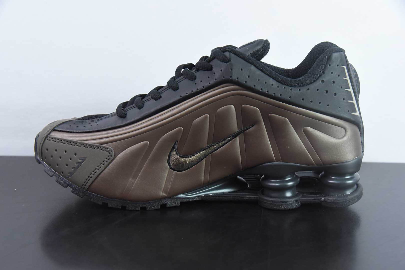 耐克Nike Shox R4子弹文斯卡特高科技专利气柱弹簧跑步鞋纯原版本 货号：AR3565 - 007