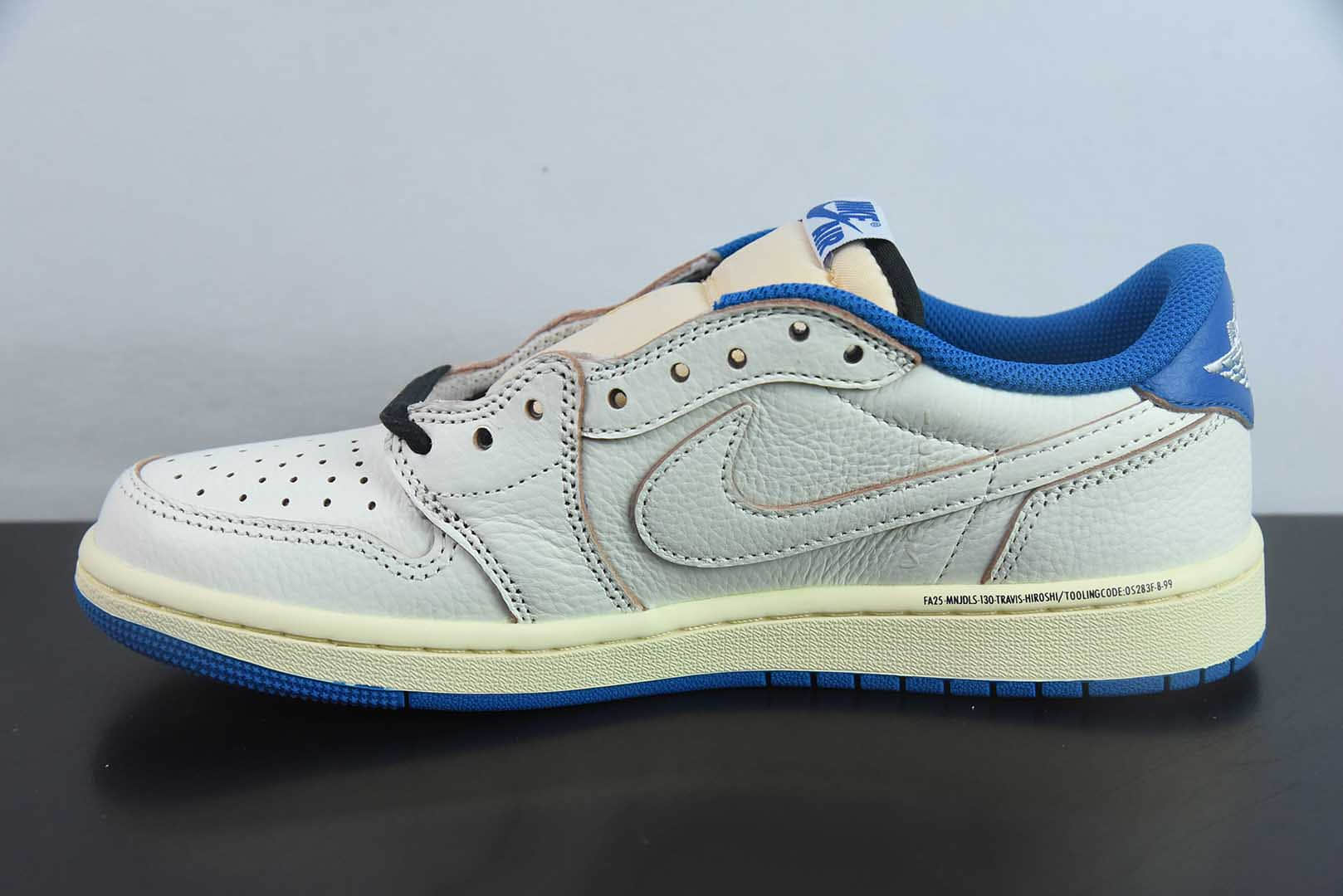 乔丹Air Jordan Travis Scott x Air Jordan AJ1 Low OG SP TS联名AJ1白蓝倒钩低帮文化篮球鞋纯原版本 货号:DM7866 - 104
