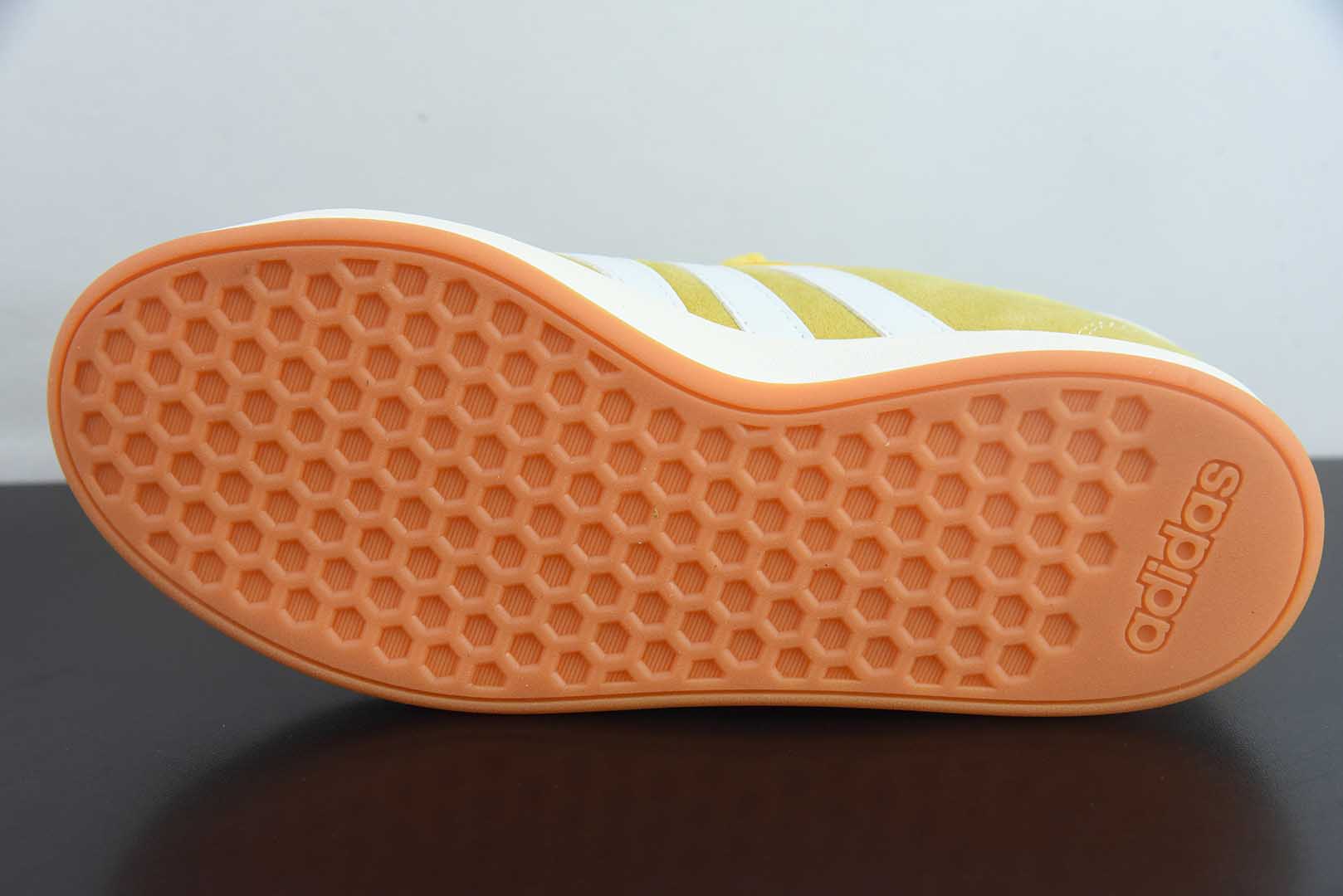 阿迪达斯Adidas GRAND COURTBEAT Base 00S 黄白色休闲耐磨低帮板鞋纯原版本 货号:IH6185