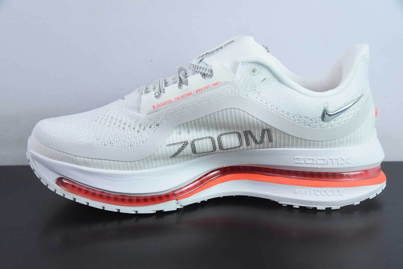 耐克Nike Pegasus Premium白红全掌纤维气垫网面跑步鞋纯原版本 货号：HQ2592-101