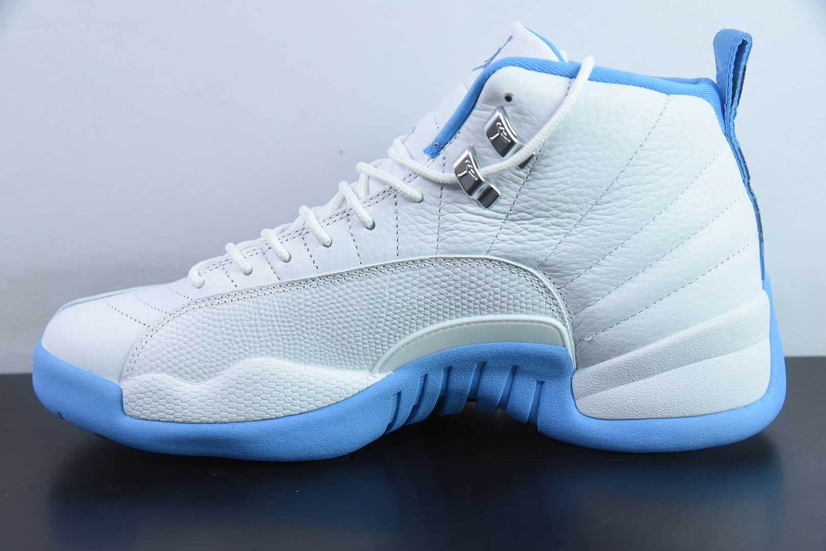 乔丹Air Jordan 12  Melo  AJ12乔12白蓝高帮男子文化篮球鞋纯原版本 货号：CT8013 - 112