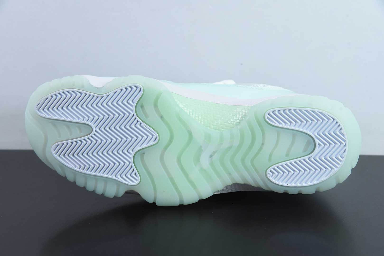 乔丹Air Jordan 11 Low AJ11乔11薄荷绿低帮男子文化篮球鞋纯原版本 货号：AH7860-103