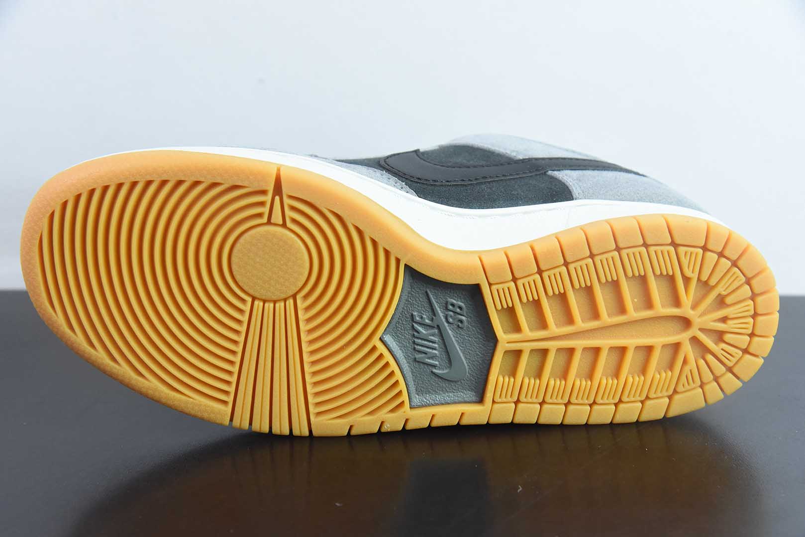 耐克Nike Dunk SB Low“DARK SMOKE GREY”灰黑色SB低帮休闲滑板鞋纯原版本 货号:HF3063-001