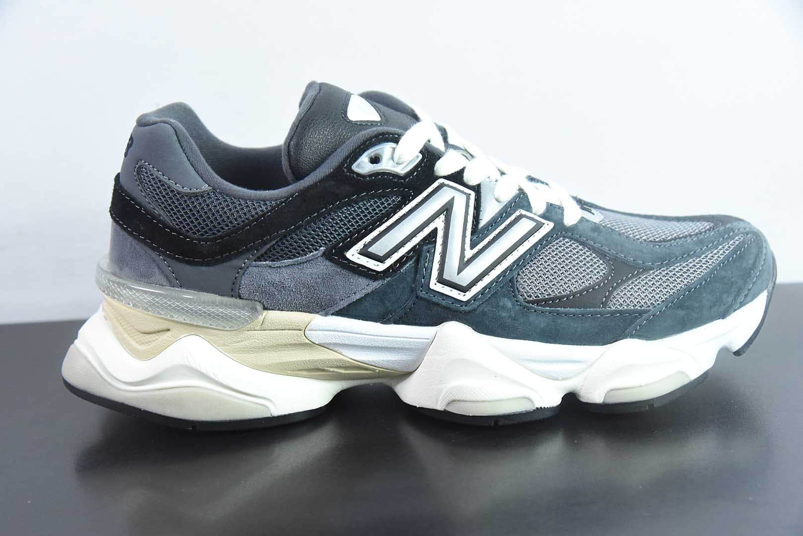 新百伦Joe Freshgoods x New Balance NB9060联名款黑灰配色复古休闲运动慢跑鞋纯原版本 货号：U9060BLC