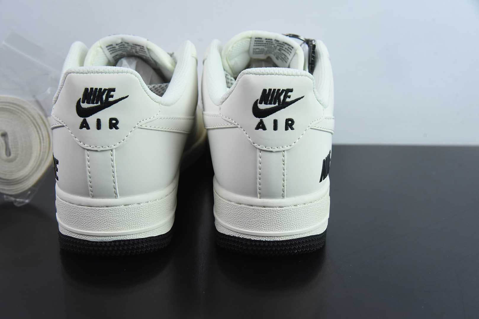 耐克Nike Air Force 1 '07 Low “NIKE联名黑小三勾”空军一号低帮运动鞋纯原版本 货号：XX3168-183