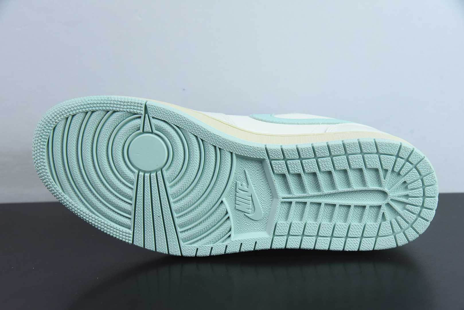 乔丹 Air Jordan 1 Low AJ1乔1白薄荷绿低帮文化休闲运动板鞋纯原版本 货号：DC0774-134