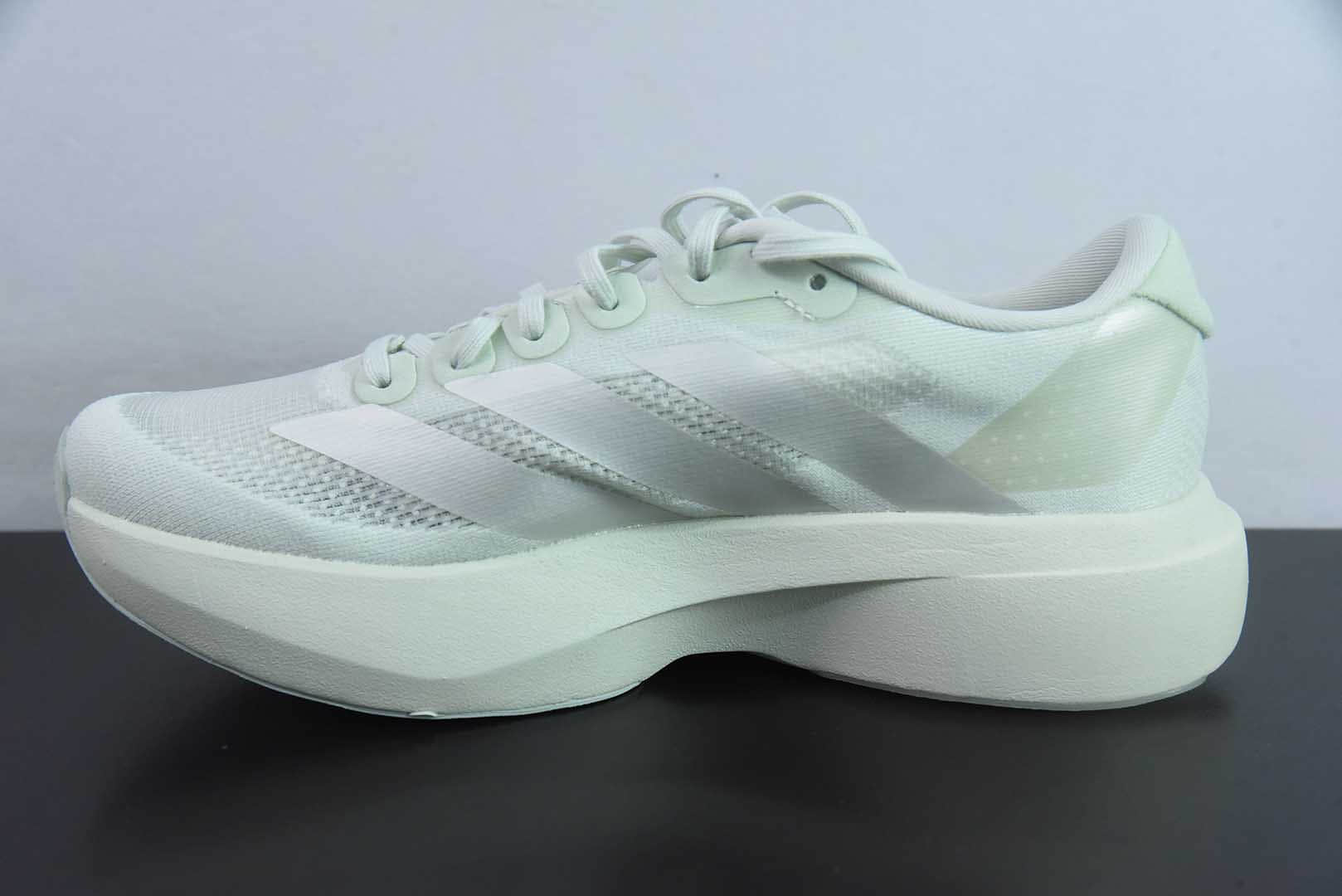 阿迪达斯Adidas Adizero Evo SL阿迪薄荷绿超轻透气缓震跑鞋纯原版本 货号:JR5840