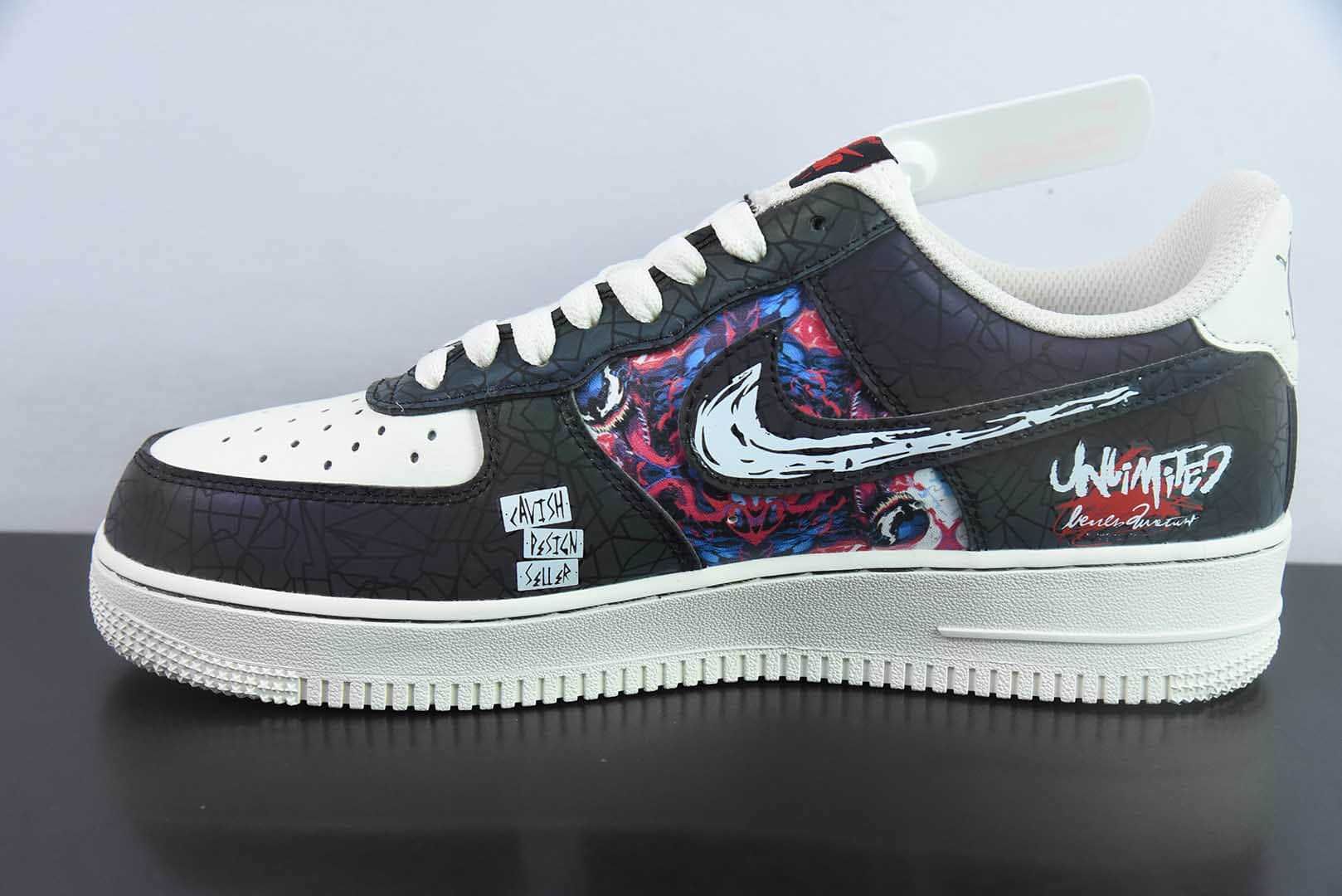 耐克Nike Air Force 1'07 Low Happy To End 快乐至死涂鸦空军一号低帮休闲板鞋纯原版本 货号：DY2032-320