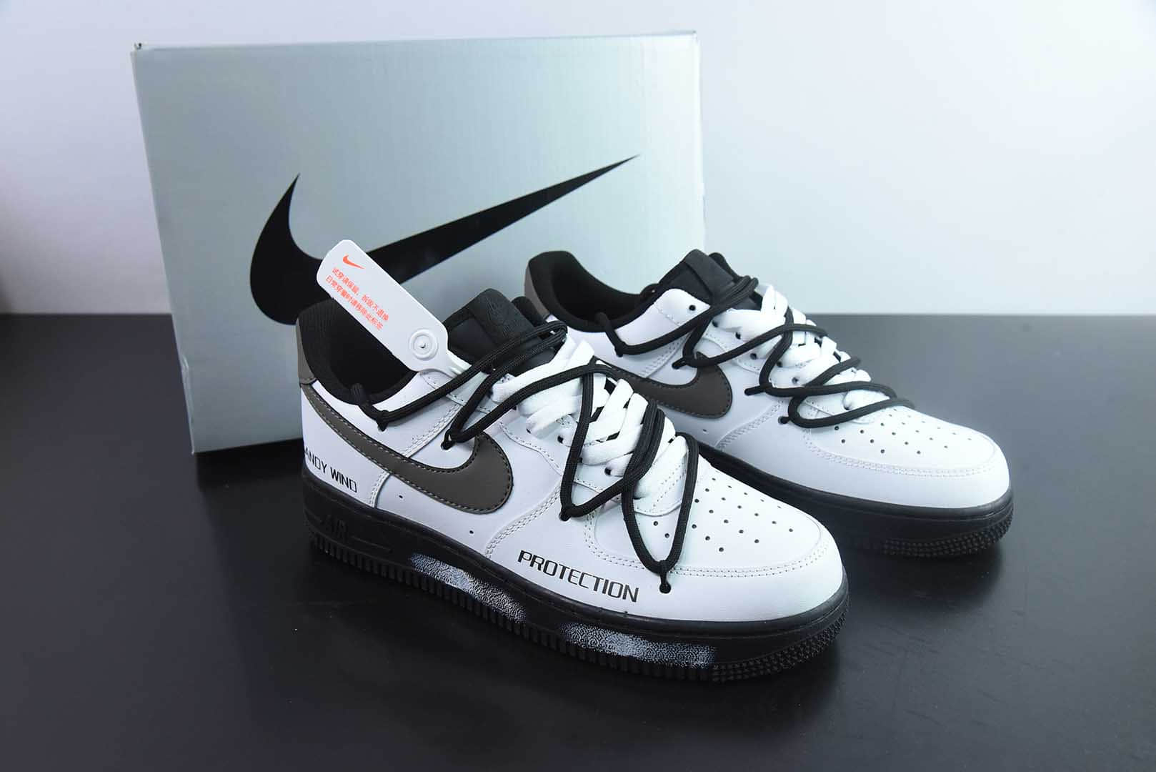 耐克Nike Air Force 1 Low 奢香水榭解构绑带空军一号低帮休闲板鞋纯原版本 货号：ZH0316-086