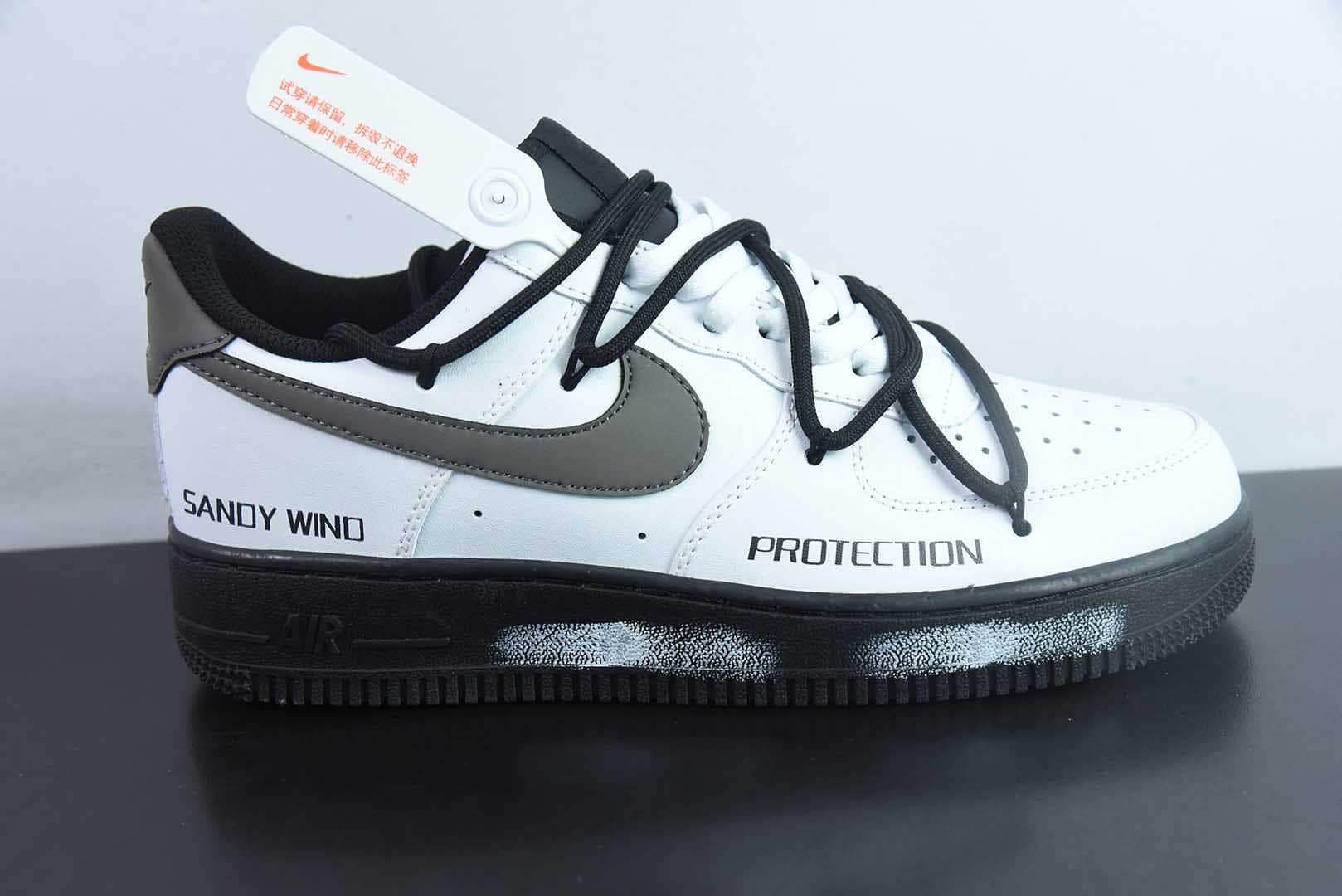 耐克Nike Air Force 1 Low 奢香水榭解构绑带空军一号低帮休闲板鞋纯原版本 货号：ZH0316-086