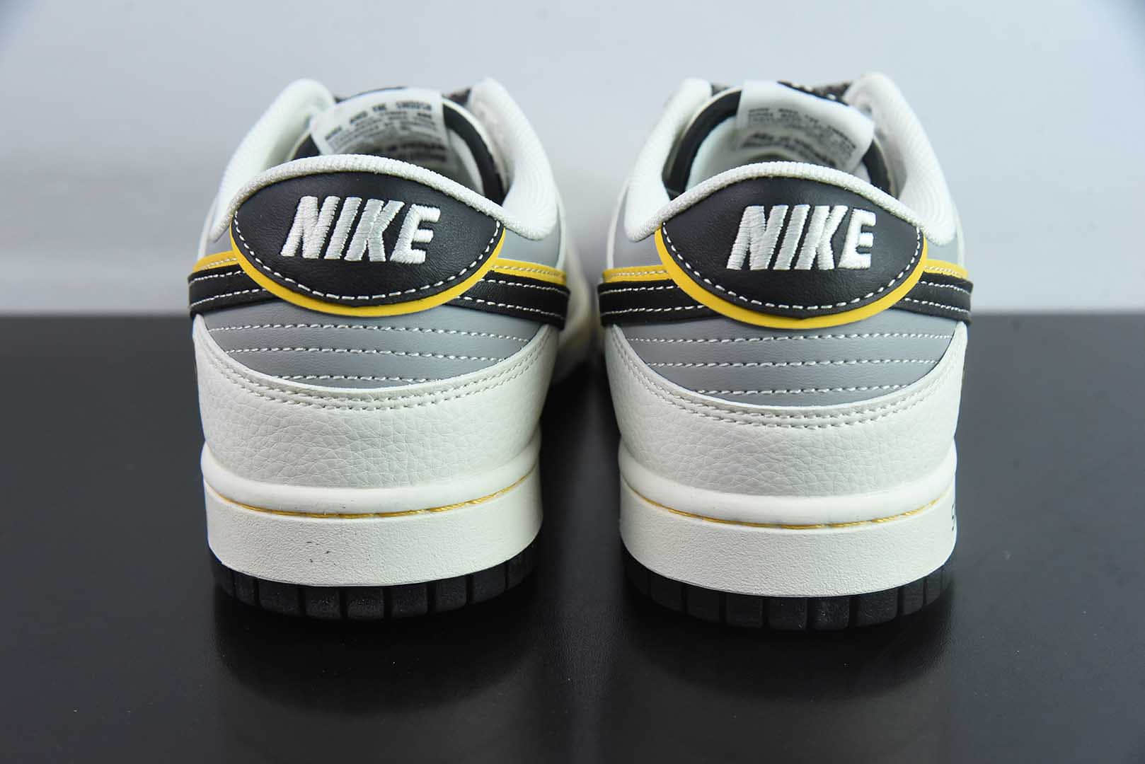 耐克Nike SB Dunk Low SU7 Ultra 小米定制配色白灰黄SB低帮休闲滑板鞋纯原版本 货号：XX3168 - 166