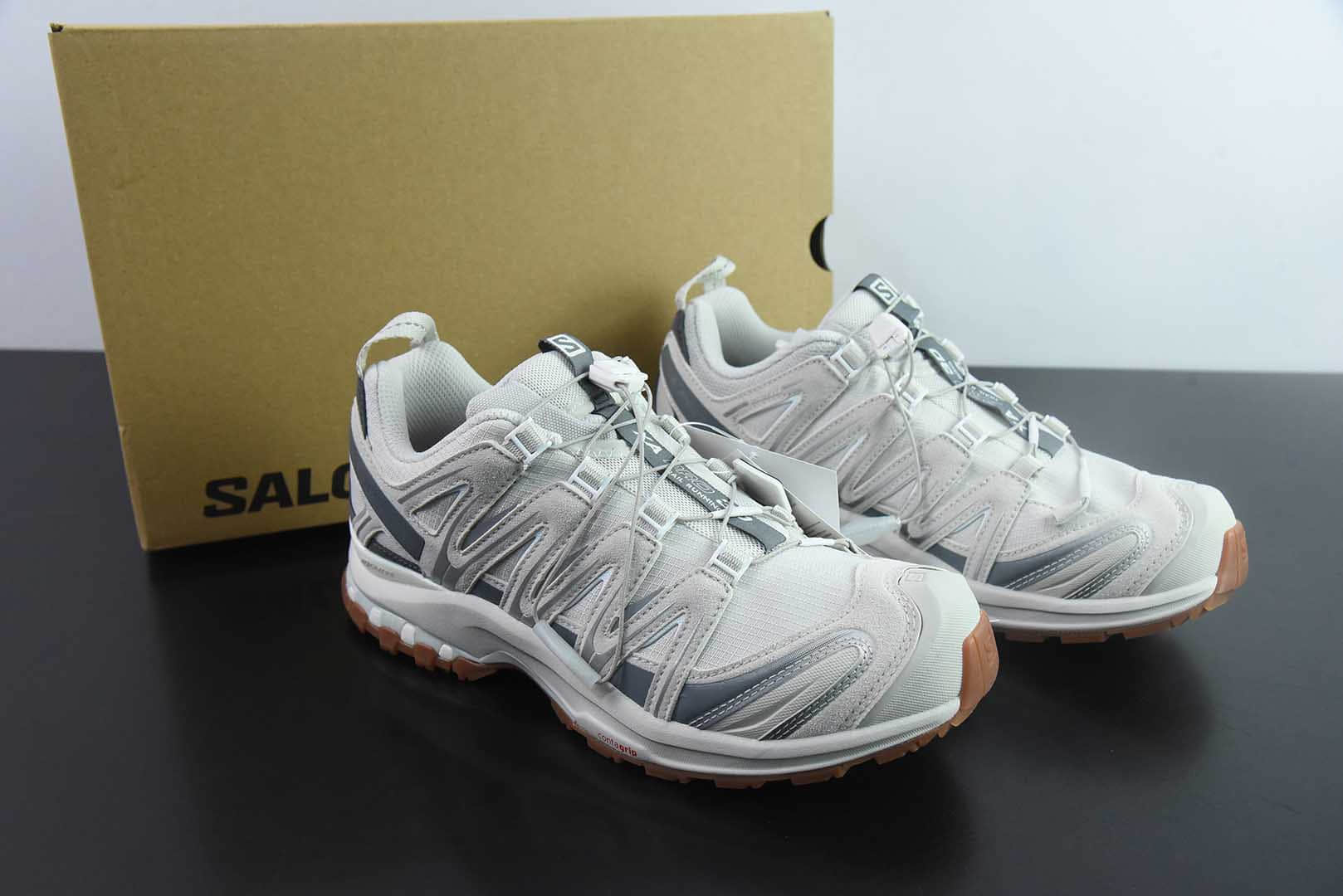 萨洛蒙 Salomon XA PRO 3D Suede 羽毛灰户外轻便机能鞋潮流越野机能户外休闲运动跑步鞋纯原版本 货号:472436