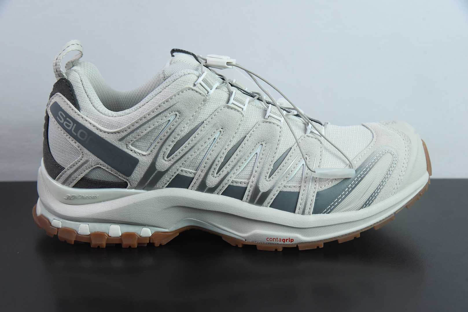 萨洛蒙 Salomon XA PRO 3D Suede 羽毛灰户外轻便机能鞋潮流越野机能户外休闲运动跑步鞋纯原版本 货号:472436