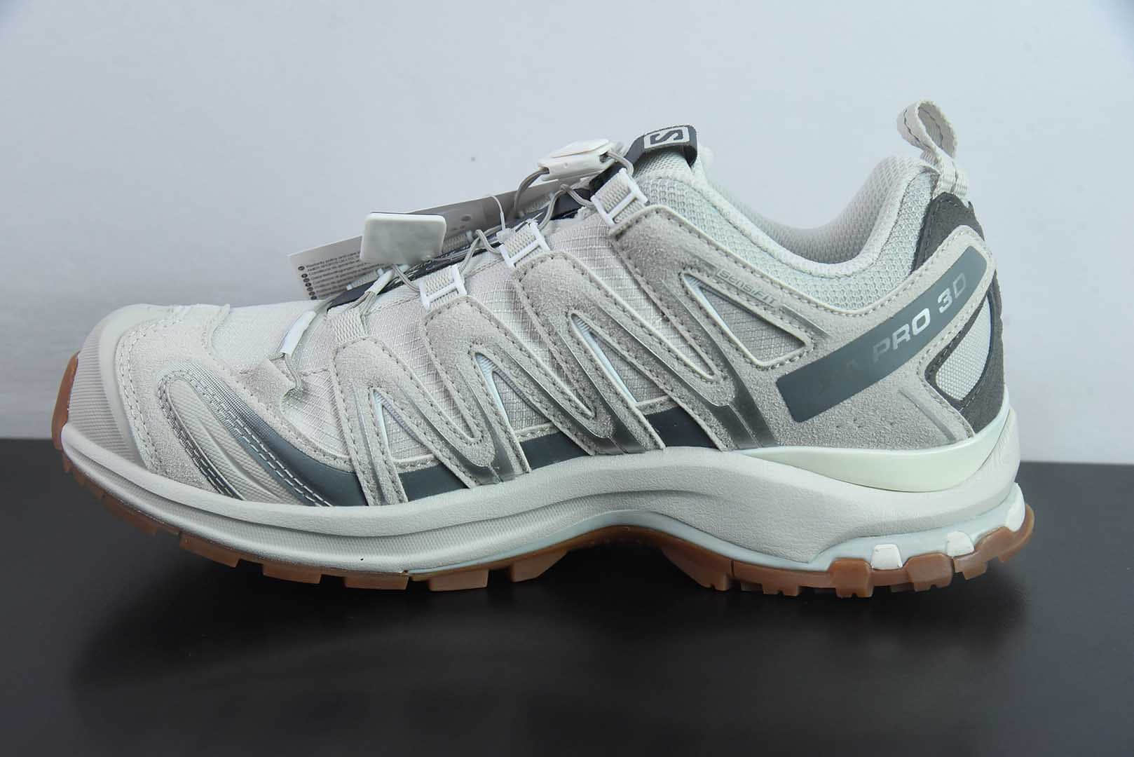 萨洛蒙 Salomon XA PRO 3D Suede 羽毛灰户外轻便机能鞋潮流越野机能户外休闲运动跑步鞋纯原版本 货号:472436