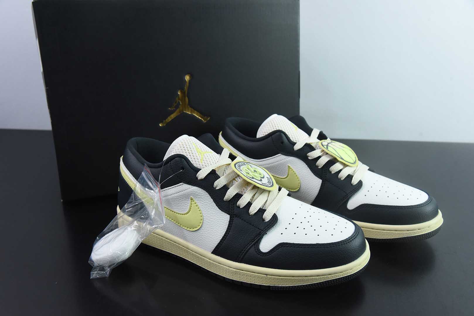 乔丹Jordan Air Jordan 1 85 Fall League AJ1黑白黄低帮男子文化篮球鞋纯原版本 货号：HQ3009-003