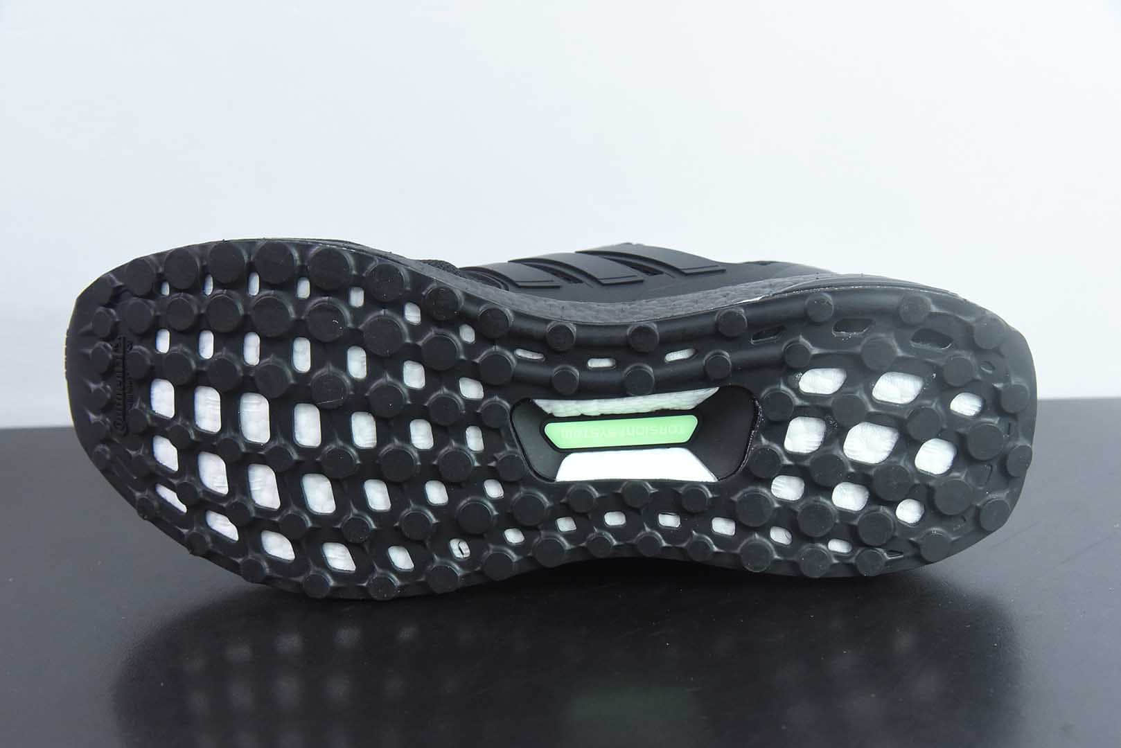 阿迪达斯 Adidas Ultra boost 1.0 UB初代纯黑爆米花休闲运动套脚慢跑鞋纯原版本 货号：HQ4199