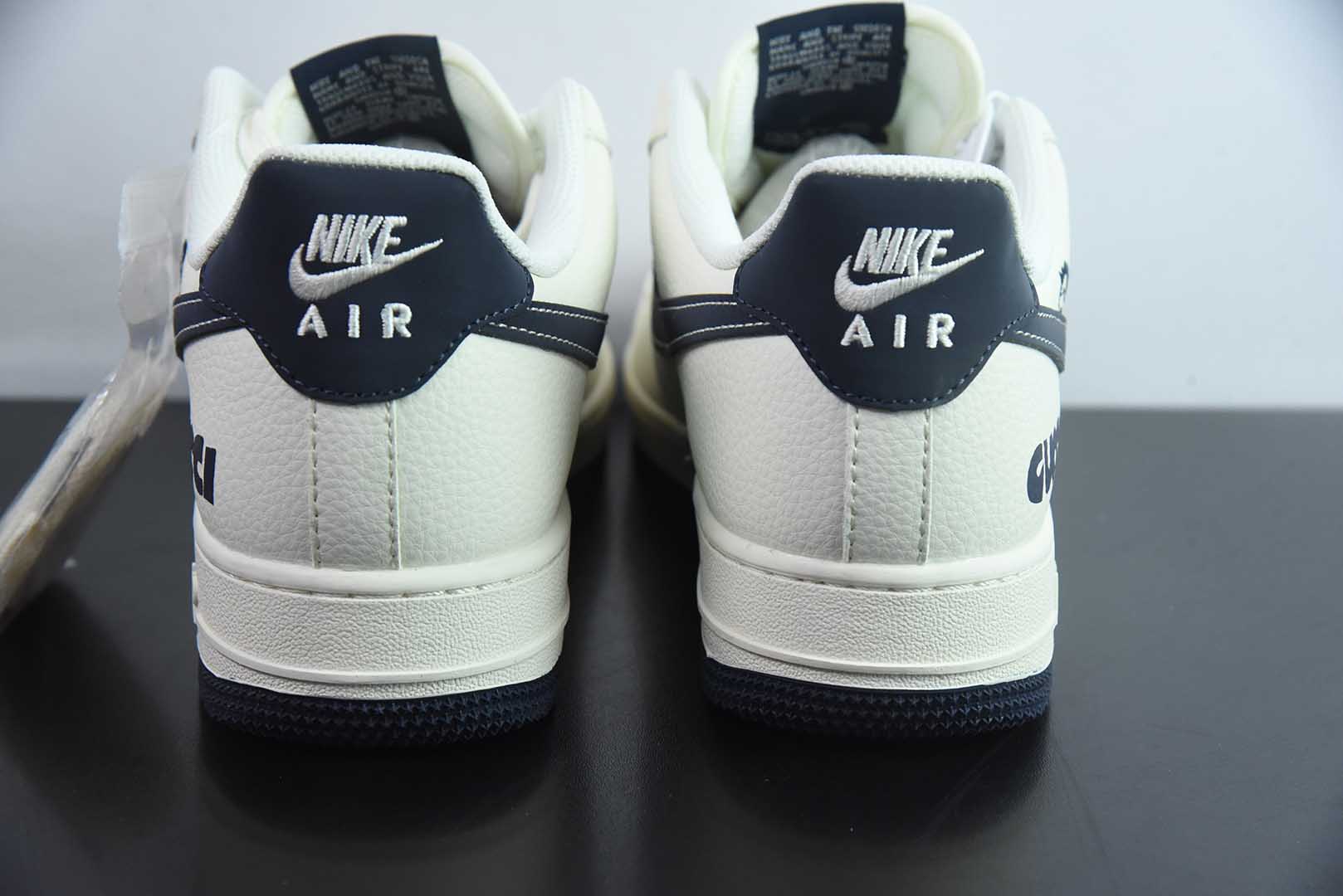 耐克Nike Air Force 1'07 Low 古驰联名鬼脸米蓝空军一号低帮休闲板鞋纯原版本 货号：QW5836-006